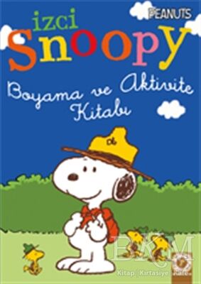 İzci Snoopy Boyama ve Aktivite Kitabı Mavi Kapak
