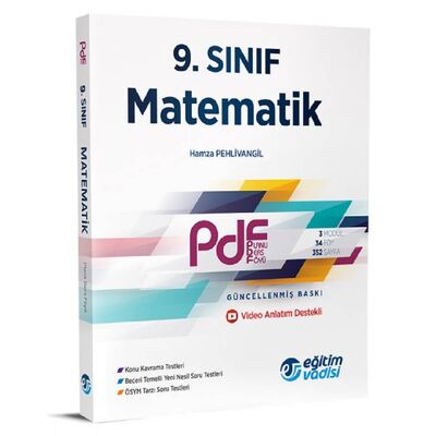 9. Sınıf Matematik Güncel PDF Planlı Ders Föyü Eğitim Vadisi Yayınları