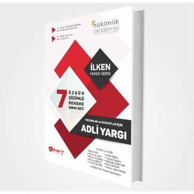 Hakimlik Akademisi Adli Yargı 7 li Çözümlü Deneme Sınavı Dahi Adam Yayınları