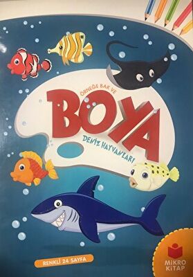 Boyama Kitabı: Deniz Hayvanları