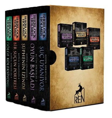 Sherlock Holmes - Bütün Hikayeler - 5 Kitap Takım