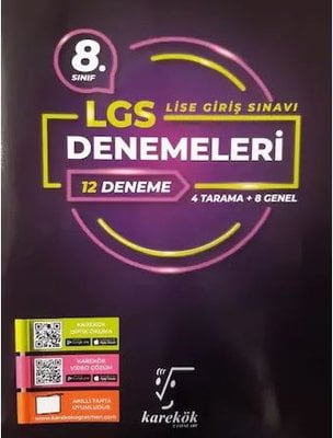 8.Sınıf LGS 12'li Denemeleri