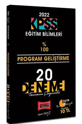 2022 KPSS Eğitim Bilimleri Program Geliştirme Tamamı Çözümlü 20 Deneme