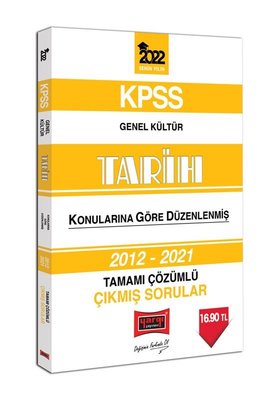 2022 KPSS Genel Kültür Tarih Konularına Göre Düzenlenmiş Tamamı Çözümlü Çıkmış Sorular