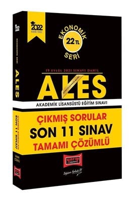 2022 ALES Ekonomik Seri Tamamı Çözümlü Son 11 Sınav Çıkmış Sorular