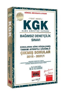 2022 Yeni Nesil KGK Bağımsız Denetçilik Sınavı Konularına Göre Düzenlenmiş Tamamı Ayrıntılı Çözümlü