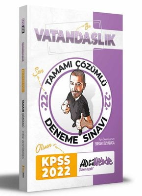 2022 KPSS Vatandaşlık Tamamı Çözümlü 22 Deneme