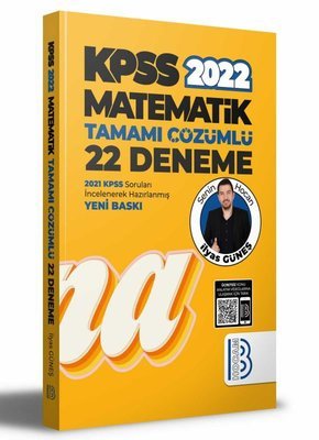 2022 KPSS Matematik Tamamı Çözümlü 22 Deneme