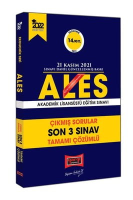 2022 ALES Ekonomik Seri Tamamı Çözümlü Son 3 Sınav Çıkmış Sorular