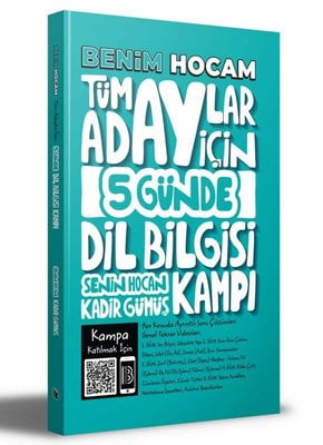 2022 Tüm Adaylar için 5 Günde Dil Bilgisi Kampı