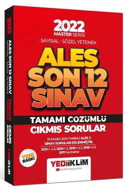 2022 Master Serisi ALES Sayısal Sözel Yetenek Son 12 Sınav Tamamı Çözümlü Çıkmış Sorular