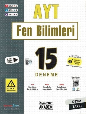 AYT Fen Bilimleri 15'li Deneme