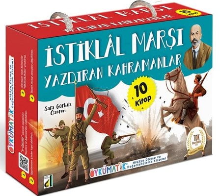 İstiklal Marşı Yazdıran Kahramanlar Seti - 10 Kitap Takım