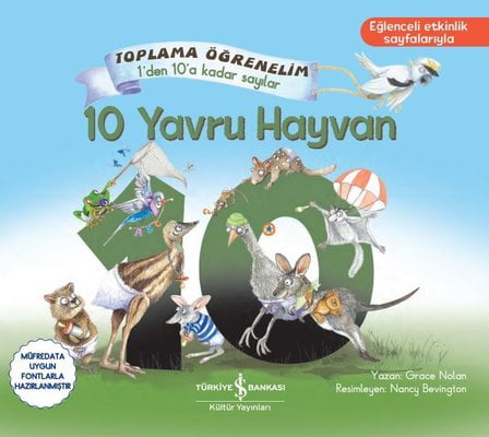 10 Yavru Hayvan - Toplama Öğrenelim - 1'den 10'a Kadar Sayılar