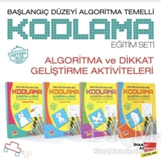 Başlangıç Düzeyi Algoritma Temelli Kodlama Eğitim Seti 4 Kitap