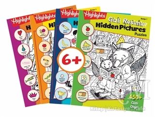 Highlights Hidden Pictures Puzzles Gizli Resimler 4'lü Set