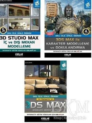 3D Studio Max Eğitim Seti 3 Kitap Takım