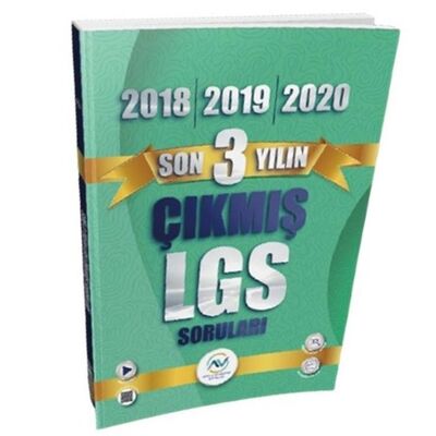 8. Sınıf LGS Son 3 Yılın Çıkmış Soruları Av Yayınları