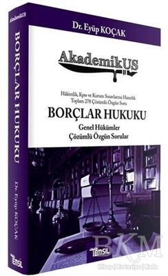 AkademikUS Borçlar Hukuku Genel Hükümler Çözümlü Özgün Sorular