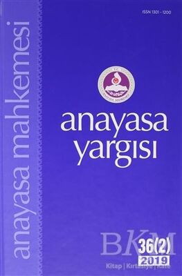 Anayasa Yargısı Dergisi 36 2 2019