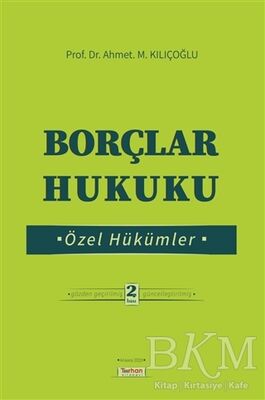 Borçlar Hukuku Özel Hükümler