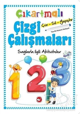 Çıkartmalı Çizgi Çalışmaları - Sayılarla İlgili Aktiviteler