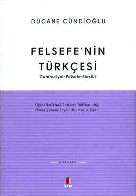 Felsefe’nin Türkçesi