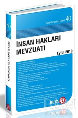 İnsan Hakları Mevzuatı Eylül 2019