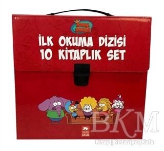 Kral Şakir İlk Okuma Kitapları Çantalı Set 10 Kitap Takım - Kırmızı