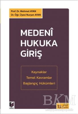 Medeni Hukuka Giriş