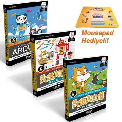 Scratch İle Kolay Programlama Seti 3 Kitap Takım