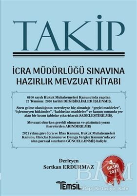 Takip İcra Müdürlüğü Sınavına Hazırlık Mevzuat Kitabı