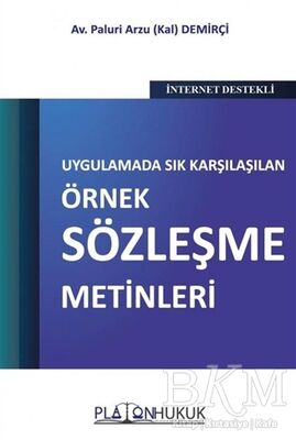 Uygulamada Sık Karşılaşılan Örnek Sözleşme Metinleri