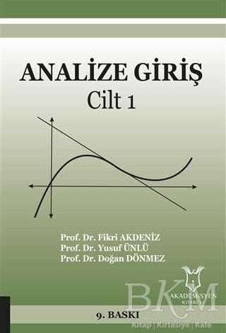 Analize Giriş Cilt 1