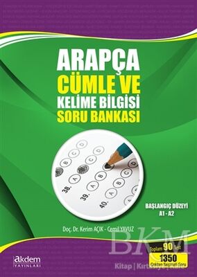 Arapça Cümle ve Kelime Bilgisi Soru Bankası