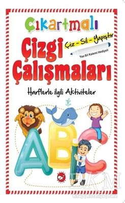 Çıkartmalı Çizgi Çalışmaları - Harflerle İlgili Aktiviteler