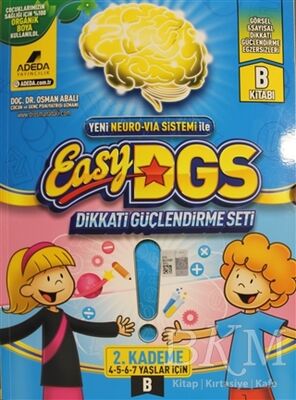 Easy DGS Dikkati Güçlendirme Seti 4 - 5 - 6 - 7 Yaşlar İçin 2. Kademe B