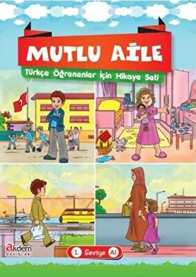 Mutlu Aile Türkçe Öğrenenler İçin Hikaye Seti 1. Seviye A1