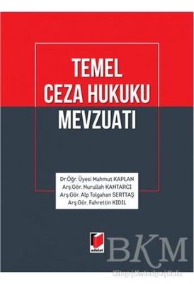 Temel Ceza Hukuku Mevzuatı