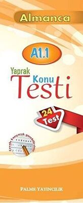 Almanca Yaprak Test A1.1 24 Test Palme Yayıncılık