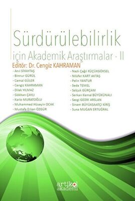 Sürdürülebilirlik için Akademik Araştırmalar - II